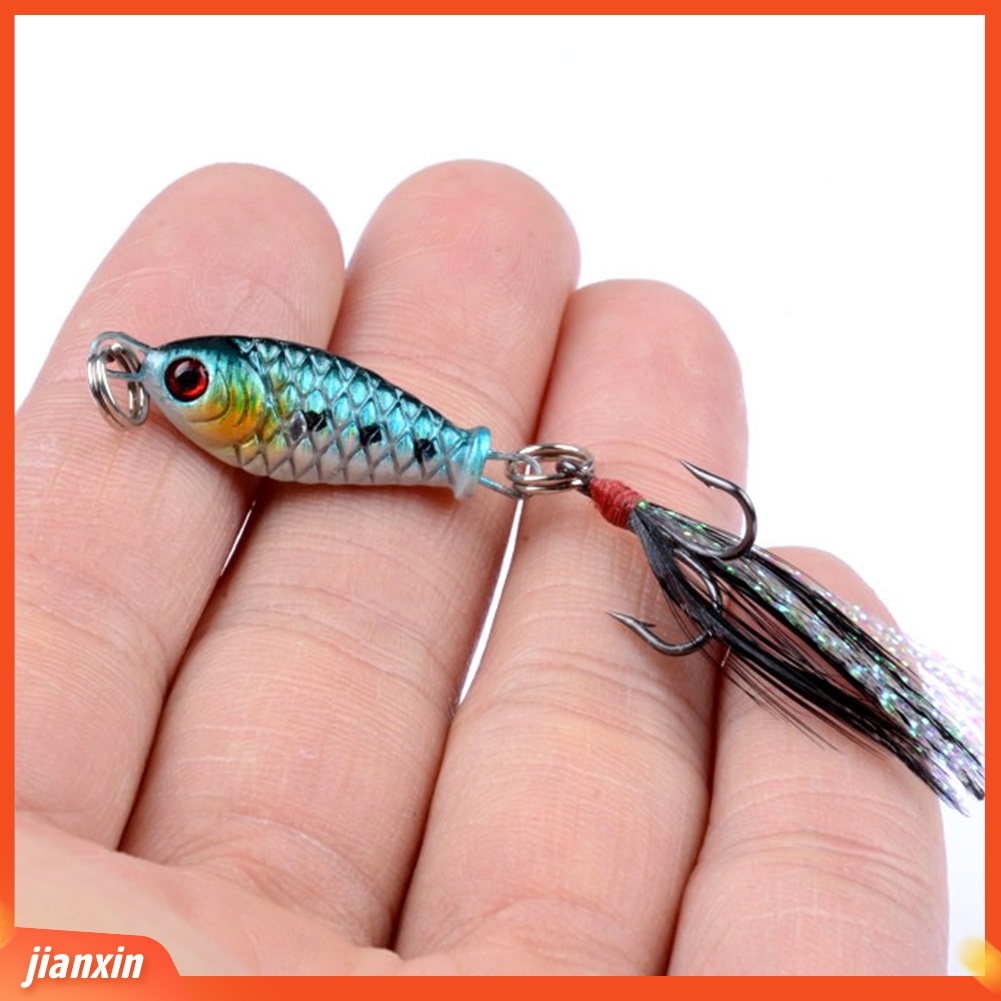 (In Stock) 4Pcs /Set 3.2cm Mini Memancing Buatan Manusia Hidup Umpan Wobbler Fish Bait Tackle