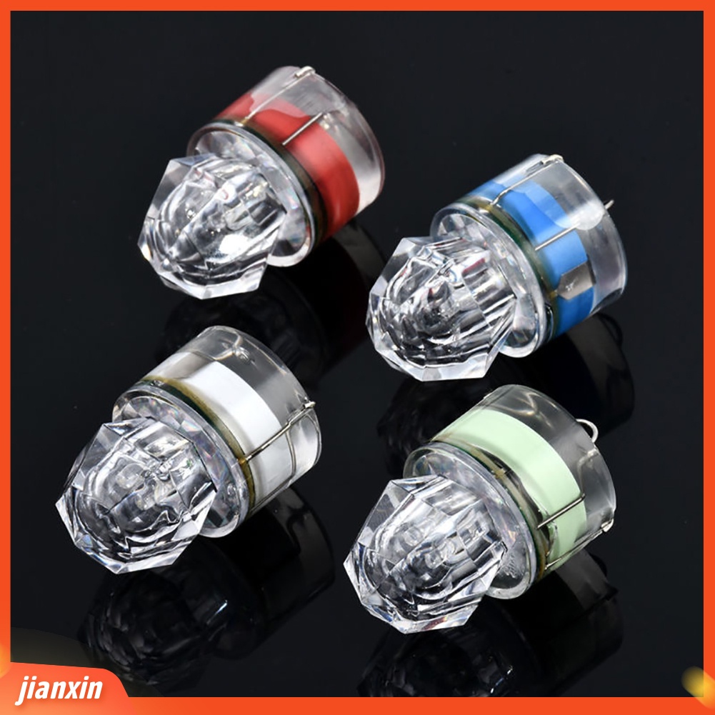 (In Stock) Lampu Pancing Flash Bentuk Berlian LED Strobo Cumi Deep Drop Umpan Bawah Air
