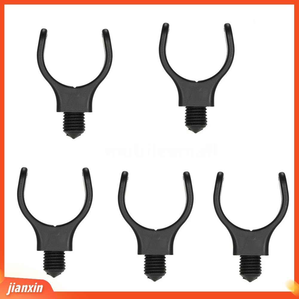 (In Stock) 10Pcs Penyangga Kepala Dudukan Joran Pancing M3 /8 Unibody Gripper Rest Ulir Tackle