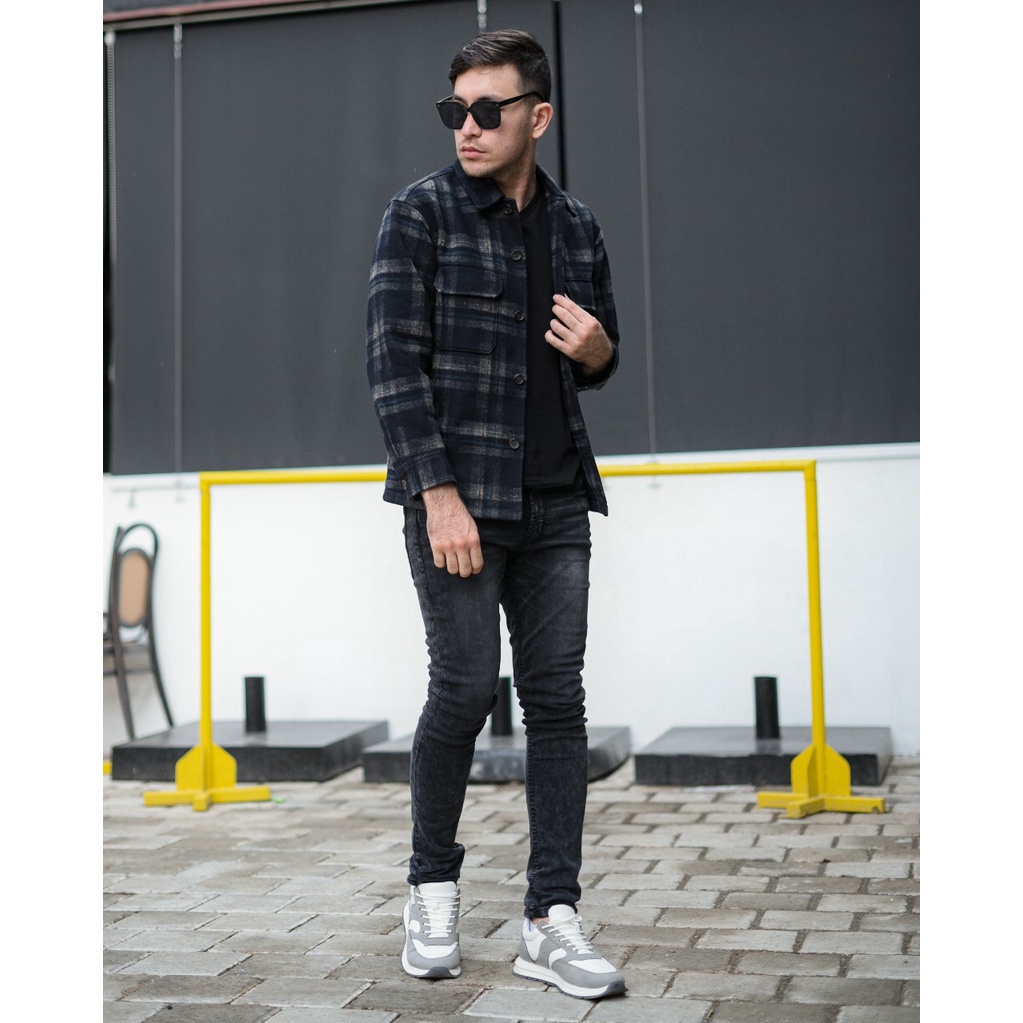 Weird Jeans - Cloudy Black - Celana Jeans Pria Skinny Slimfit