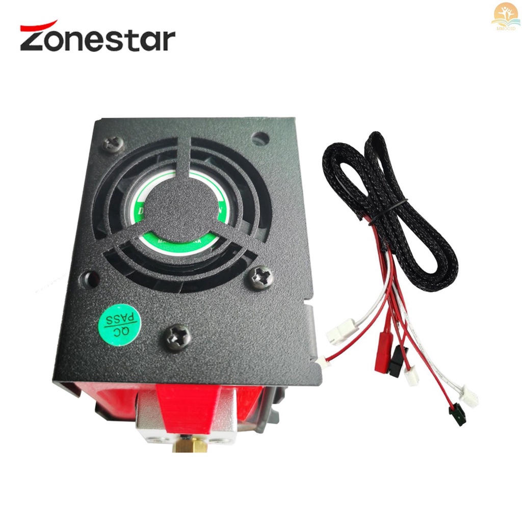 In Stock Zonestar HE4_24V_Z9V5 Kepala Printing 3D Untuk Printer Z9 3D (Versi Baru) Dengan Kawat Ekstensi Suppot 1-4 color Filament High Print Temperature Cocok Untuk Filament PLA+