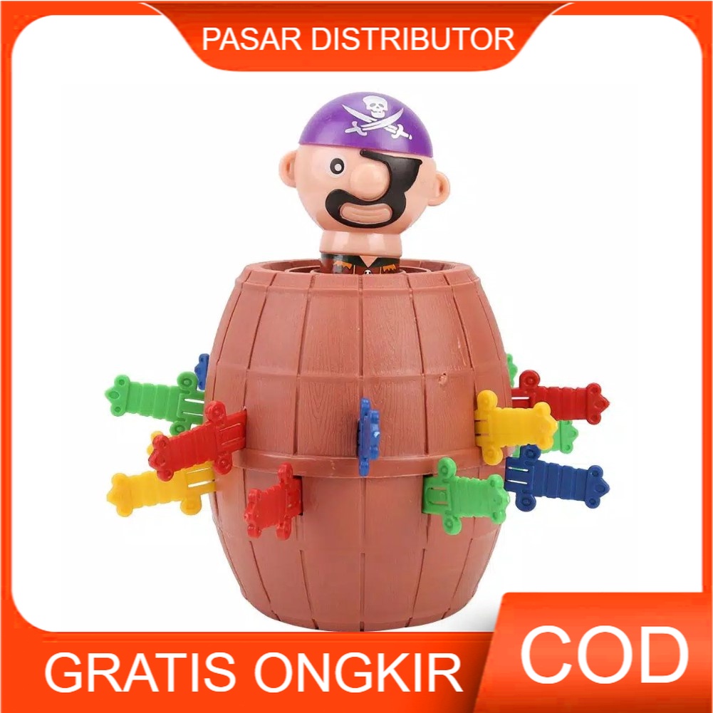 Jumping PIrate Game Pirates Roulette Family Game - Jump Pirate Mainan Edukasi Anak - Mainan Anak