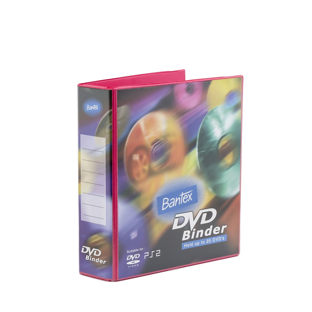 

[Artomas] Bantex DVD Binder 2 Ring 40mm (Including 5 Sheets Pockets) Melon 8541 63