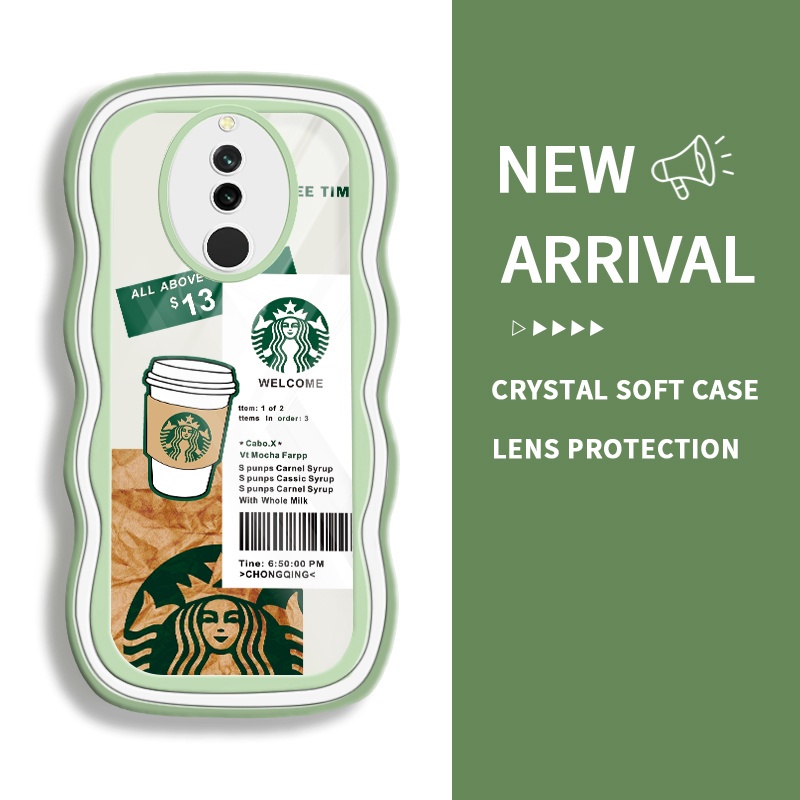 JVIRAG Casing Hp For Redmi 8A Pro 8 A1 8A 8A Dual 10C 10 5G 11 Prime 5G Note 11E Soft Case Starbucks