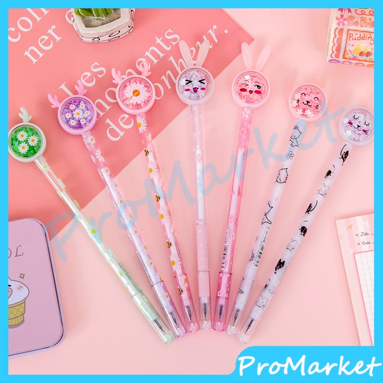 

Pena Karakter Payet Gliter Bunny Lucu Black Ink Gel Pulpen Murah Gel Bolpen Gel Pastel Alat Tulis Karakter Kupu-Kupu Perlengkapan