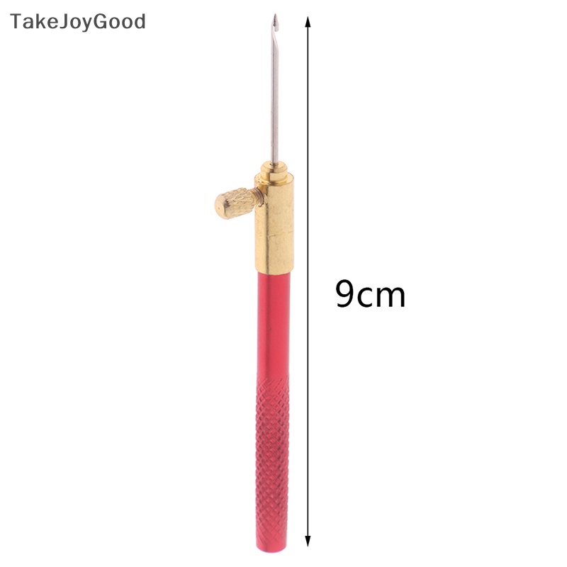 Takejoygood Bordir Tambour Crochet Hooks Alat Knitg Dengan 3s French Crochet QWP