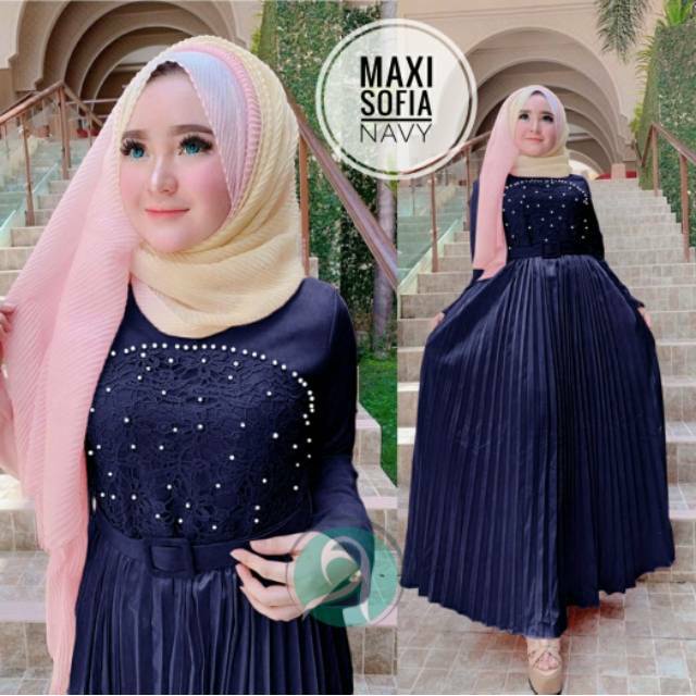 Maxi Sofia sonia / maxi dress muslim kekinian