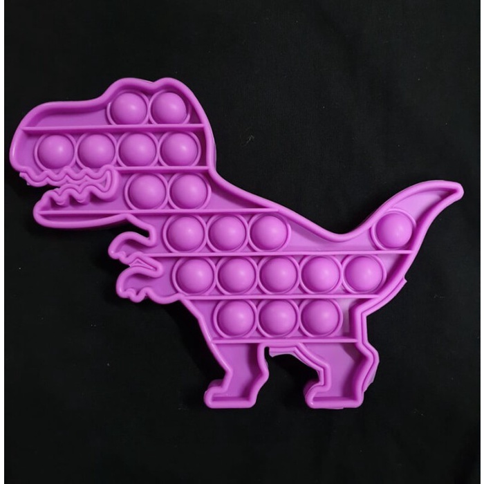 Tik Tok Tiktok Toy Push pop Pop It Fidget Toy Bubble Series 2 - DINO UNGU