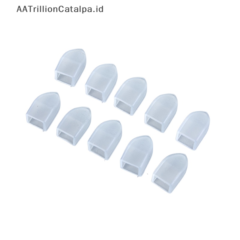 Aatrillioncatalpa 10Pcs Nipper Cover Lengan Pelindung Untuk Kuku Kutikula Gunting Pinset Cap ID