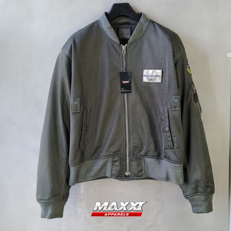Jaket motor kadoya - Grey BB (110kg++)