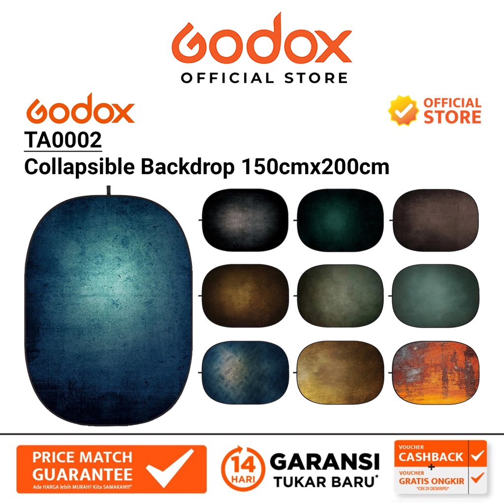 Godox Collapsible Backdrop 150cmx200cm