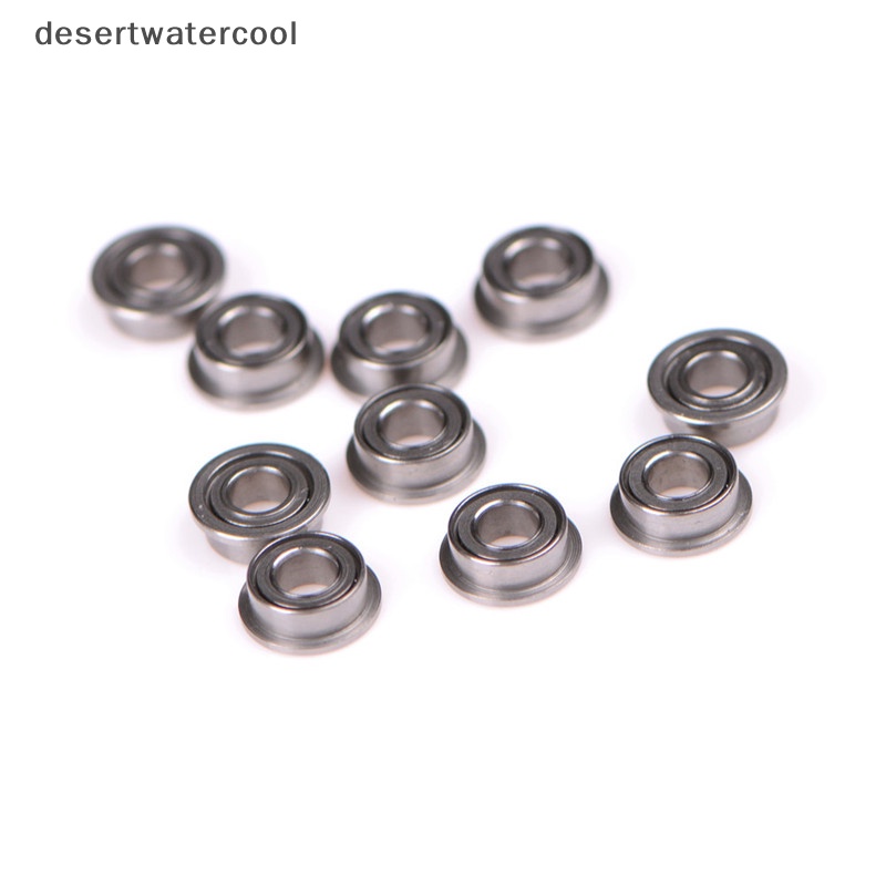 Deid 10PCS MF63zz Bantalan Bola Bergelang Ganda Logam Mini (3mmX6mmX2.5mm) Martijn