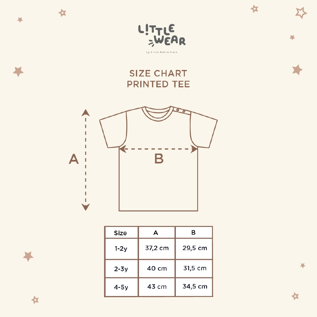 Little Palmerhaus Little Wear Printed Tee | Pakaian Anak | Kaos Anak