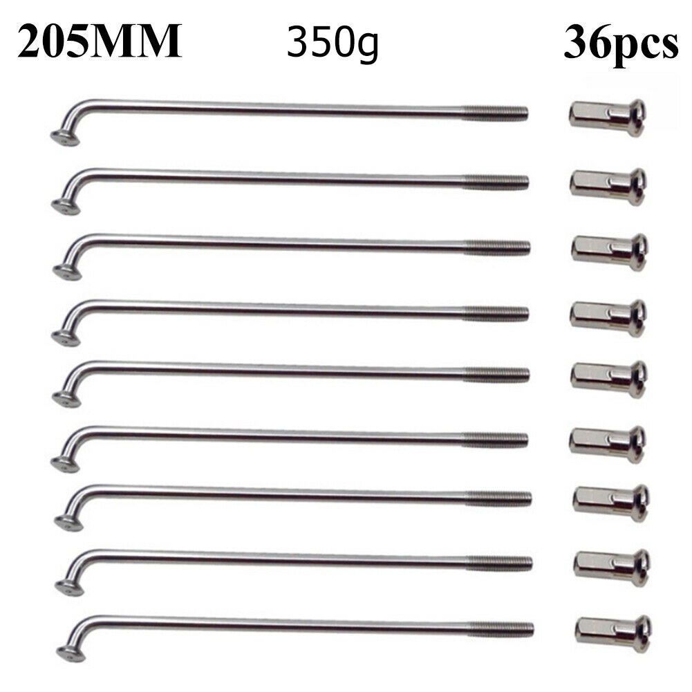 36pcs Jari-Jari Sepeda Roda Velg Jari Jari 12G 12 K E-bike Steel Baru Tahan Lama