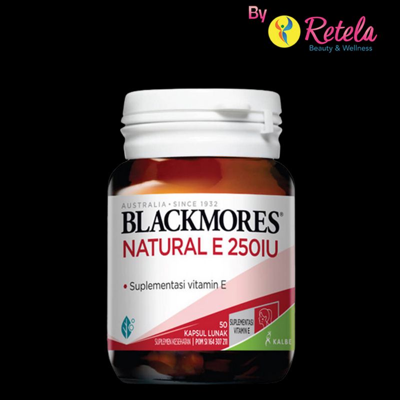 Blackmores Natural E250iu 1 Botol 50 Tablet