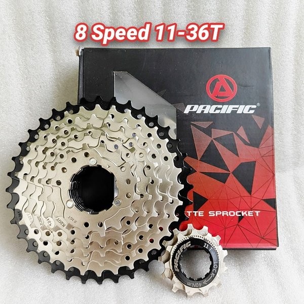 Sprocket Sproket 8 Speed 11-36T PaCific untuk shimano altus acera