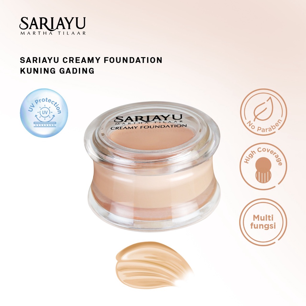 Sariayu Creamy Foundation - Kuning Gading 15gr