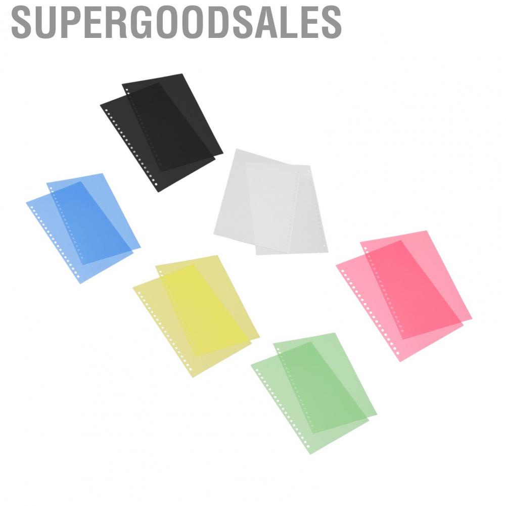 Supergoodsales Binding Presentation Cover  Sheet Protector Easy Cleaning PP Plastic for Report