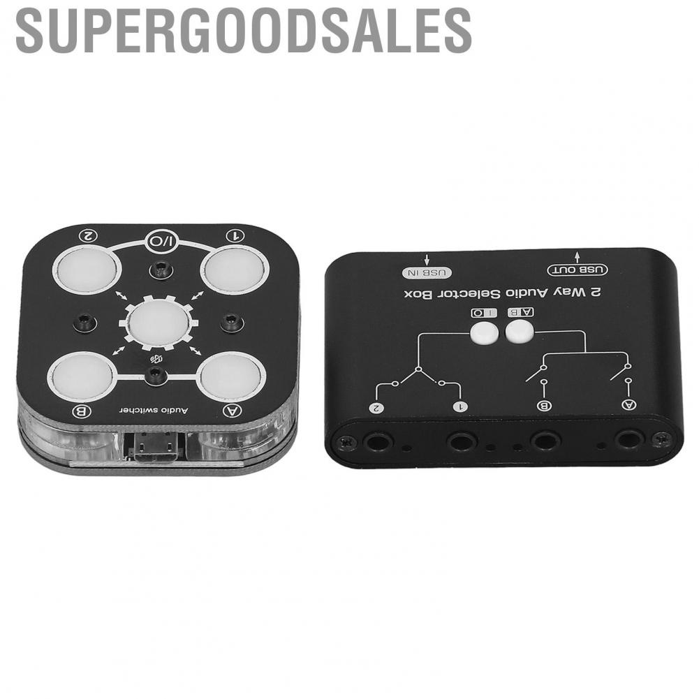 Supergoodsales 2 Way Selector Box Split Type USB Powered  Interference Splitte Mixer