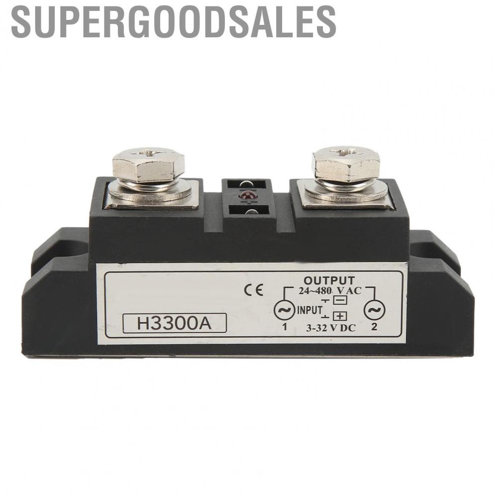 Supergoodsales Industrial DC To AC State Relay With  3‑32V Input 24‑480V Output