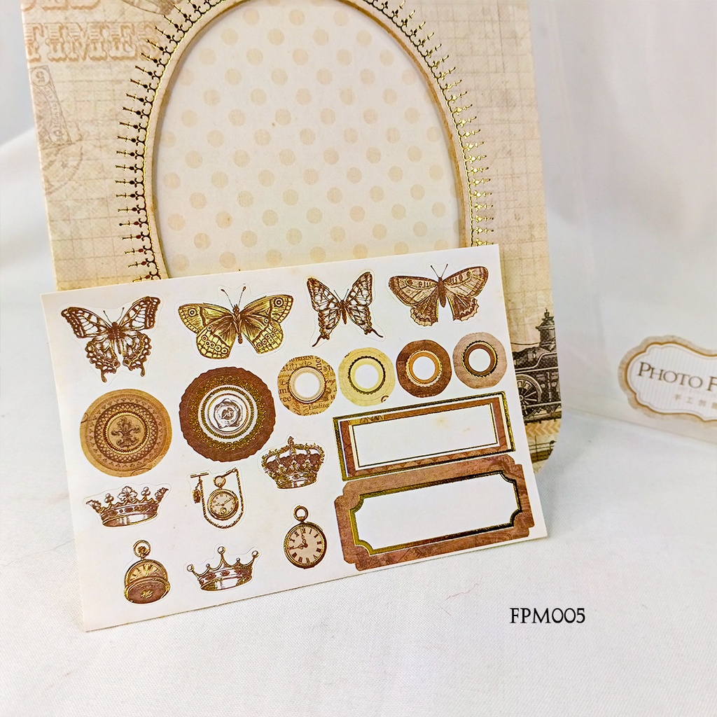 

Bingkai Foto Frame Po Paper Meja Figura Pastel Theme Fpm005