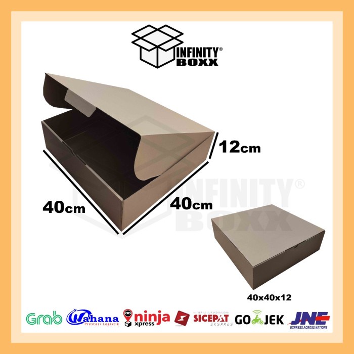 

kardus box kotak karton diecut uk 40x40x12