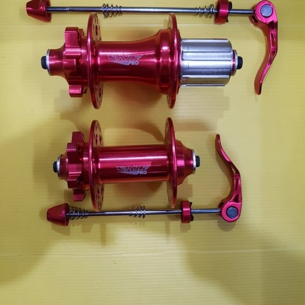Hub Freehub Raze Pro Red 32 Hole Sudah Bearing dan Tawon 6 Pawl