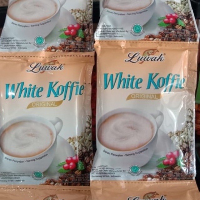

Luwak white coffee isi 10pcs