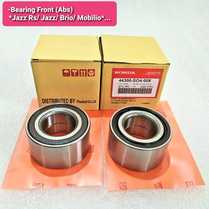 Bearing Laher Roda Depan HONDA JAZZ RS, BRIO, MOBILIO, NEW CITY ABS