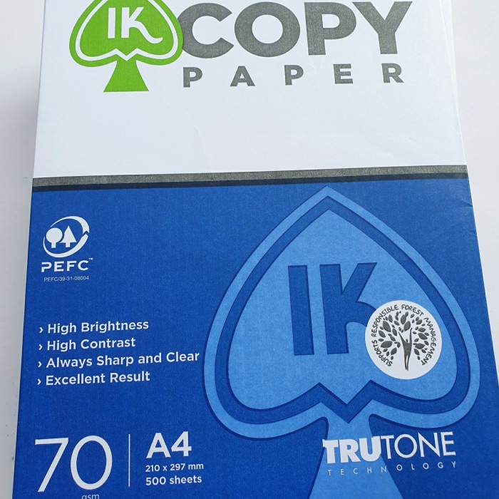 

[KRTSHVS03] IK COPY PAPER A4 Kertas Print Kertas HVS