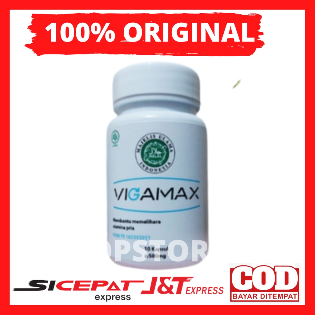 Vigamax Original Obat Kuat Stamina Pembesar Pria Bpom Asli