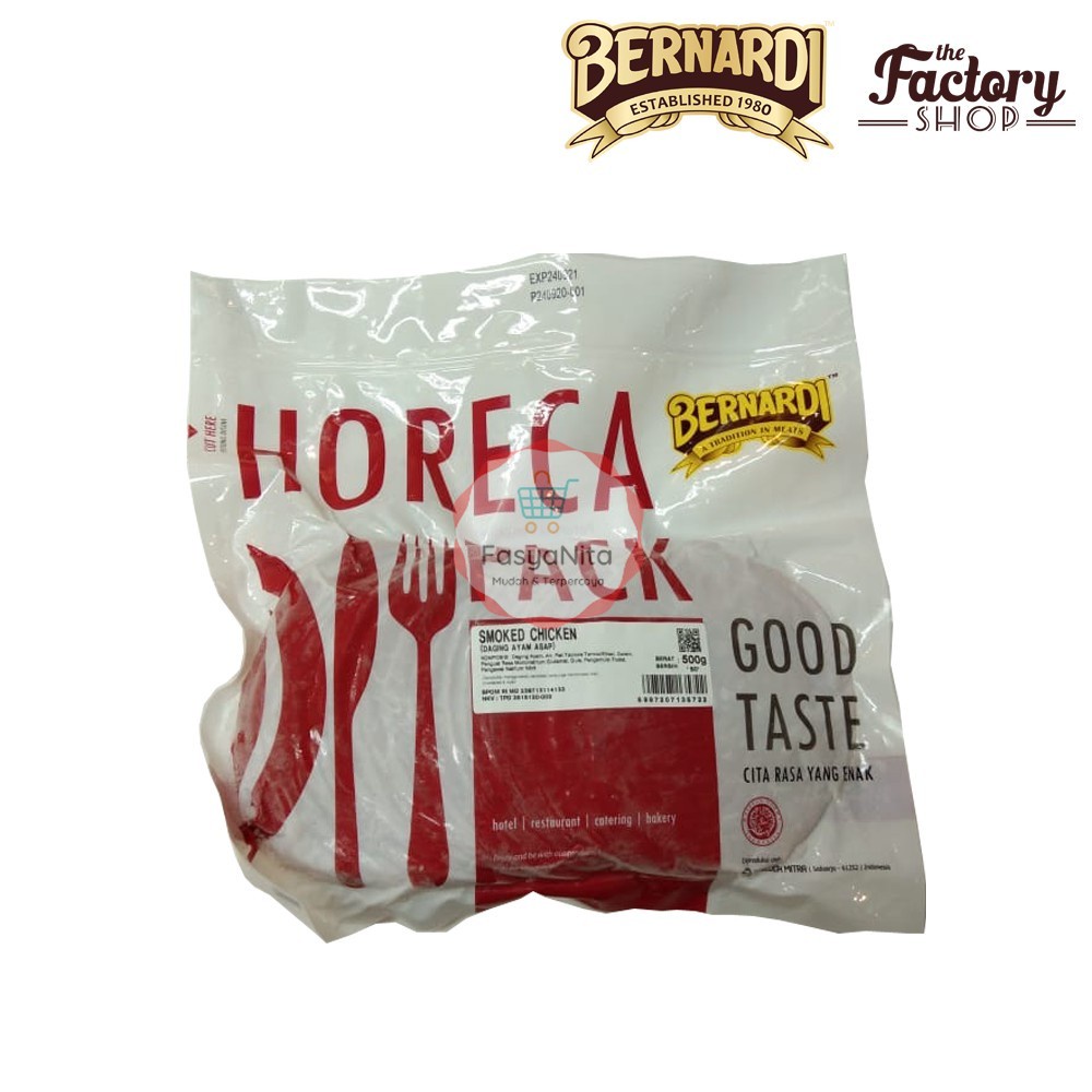 

Bernardi Horeca Pack Smoked Chicken Bulat SO 500g