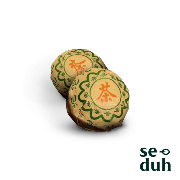 

Cooked Puerh Mini Cake Chinese Tea / Teh China Pu Erh Matang Mini