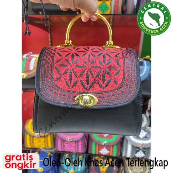 Tas selempang dara khas Aceh | tas selempang simpel khas Aceh
