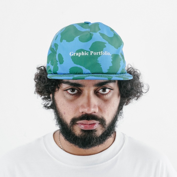 UNKL347 Topi Snap Back Warna Biru Motif LEPZ