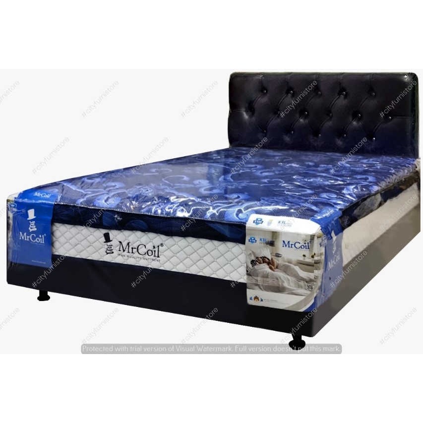KASUR MATRAS BOXY MR. COIL SET SANDARAN DIVAN TYPE FUJI UKURAN 120 140 160 180 200 Tempat Tidur Busa