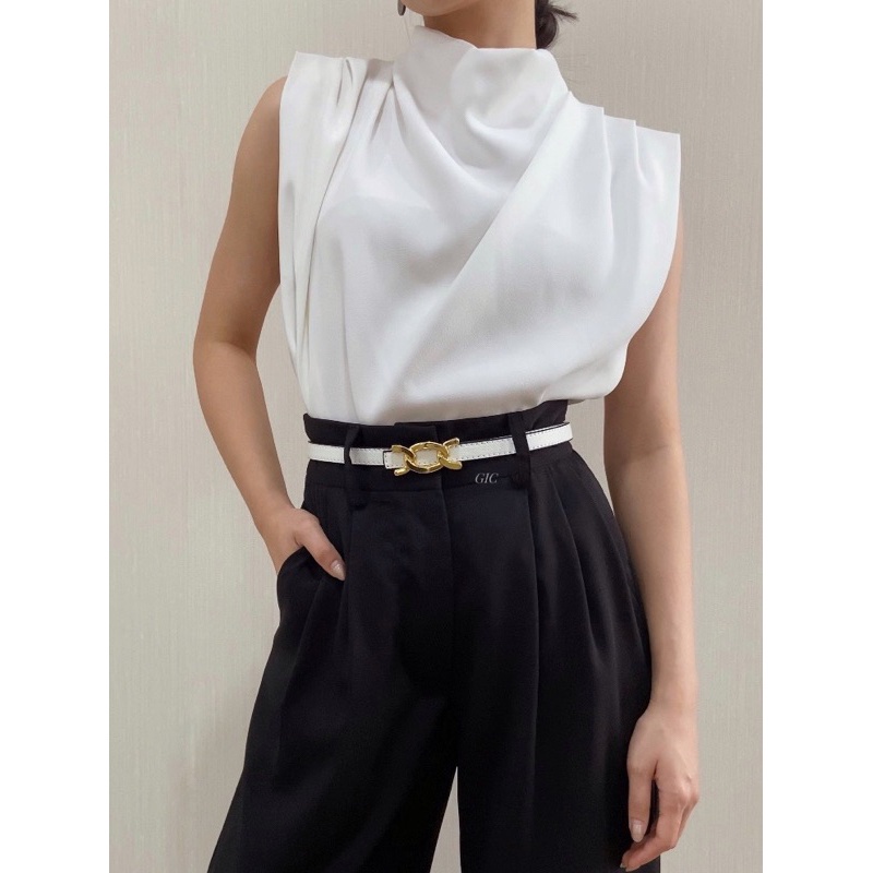 GIC - Collin Skinny Belt (Reversible) Ikat Pinggang Kulit Wanita