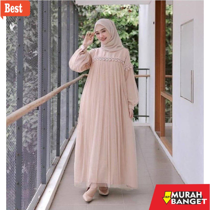 Gamis ramadhan terbaru untu wanita- XC - Maxi Nuraini / Couple Nuraini / Maxi ZOYA / Dress Maxi Tile