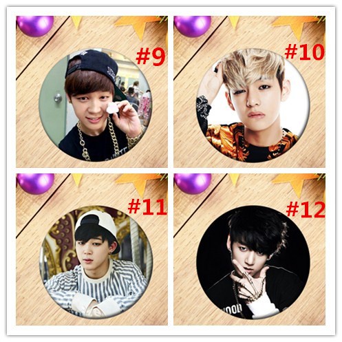 1pc Fashion KPOP BTS Bangtan Boys JUNGKOOK Badge Bros Dada Souvenir Hadiah LY