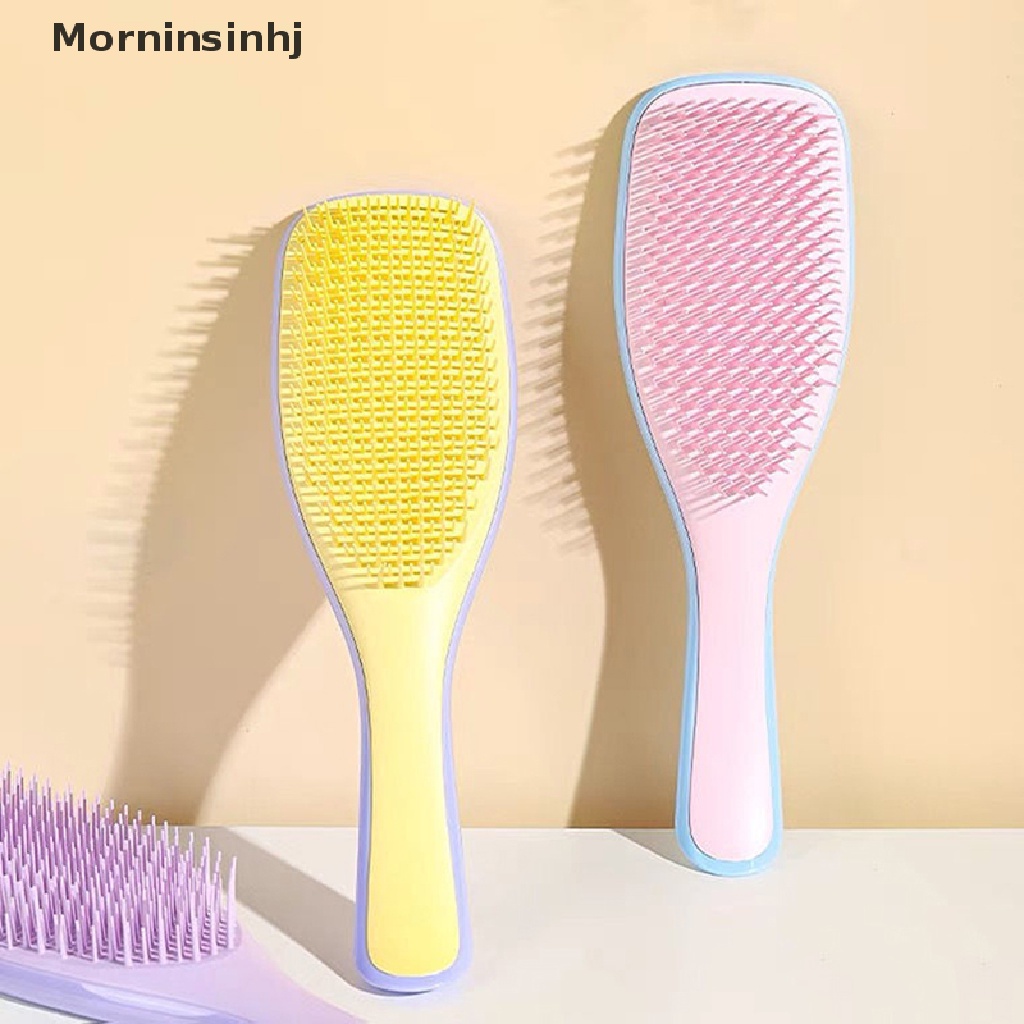 Mornin Sikat Rambut Anti Statis Gagang Tangle Detangling Sisir Alat Styling Rambut Salon id