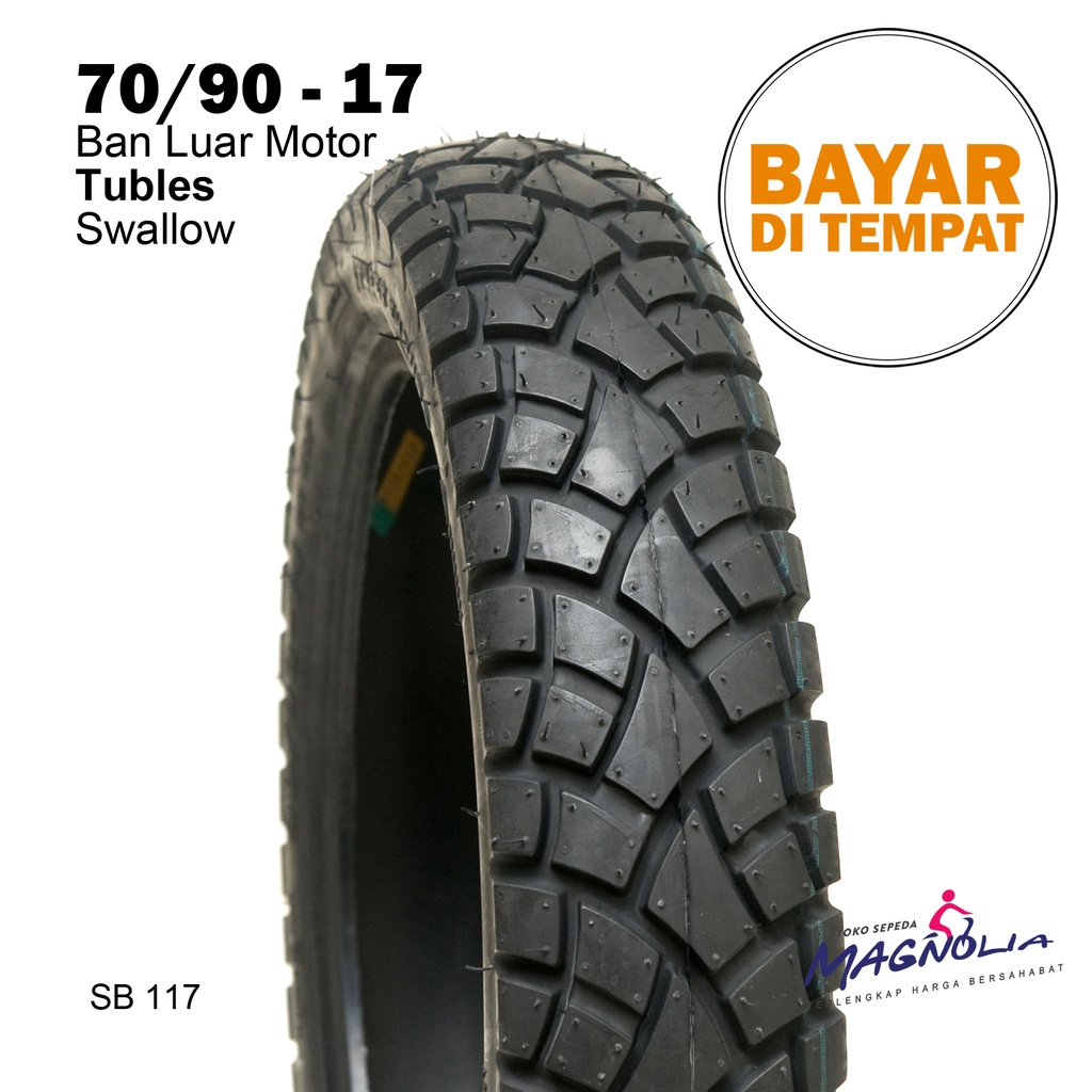 Ban Motor Tubles Ring 17 Merk Swallow Motif Street Enduro