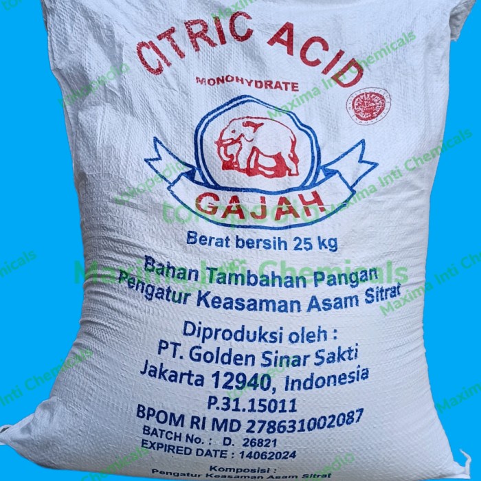 citric acid cap gajah