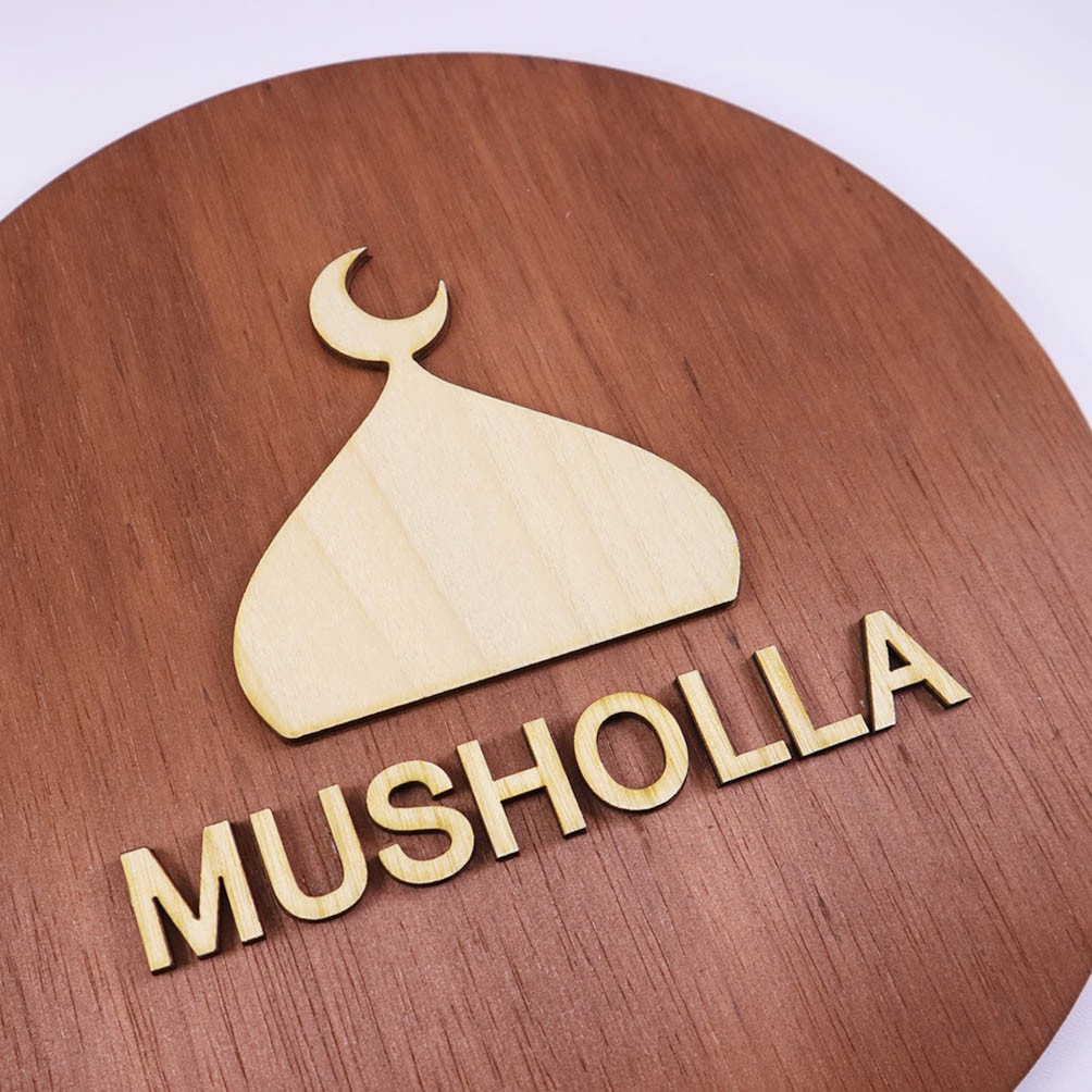 Sign Board | Musholla | Papan Sign Kayu