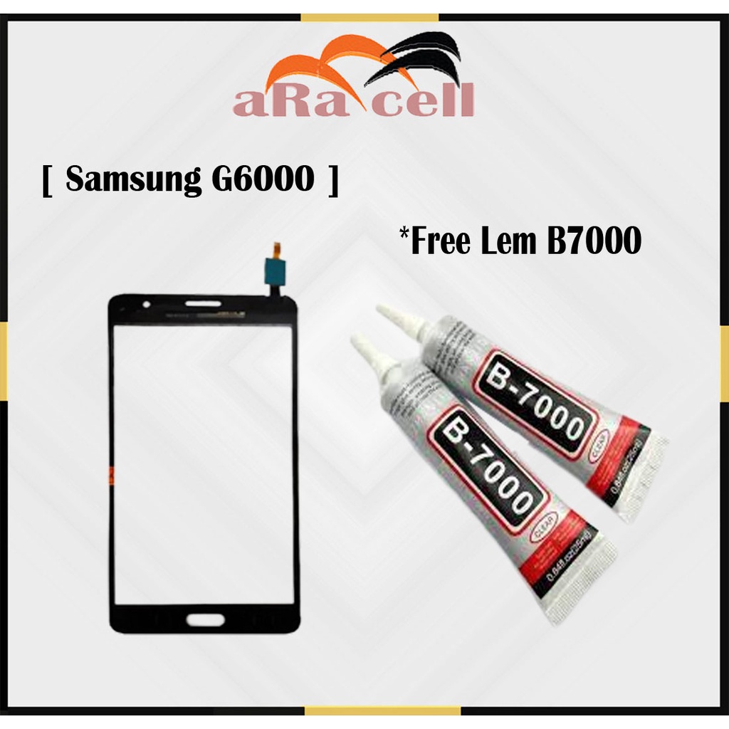 [ ARA CELL ] TOUCHSCREEN SAMSUNG G6000 - GALAXY ON7 + LEM B7000 15ML- BLACK - TS SMS