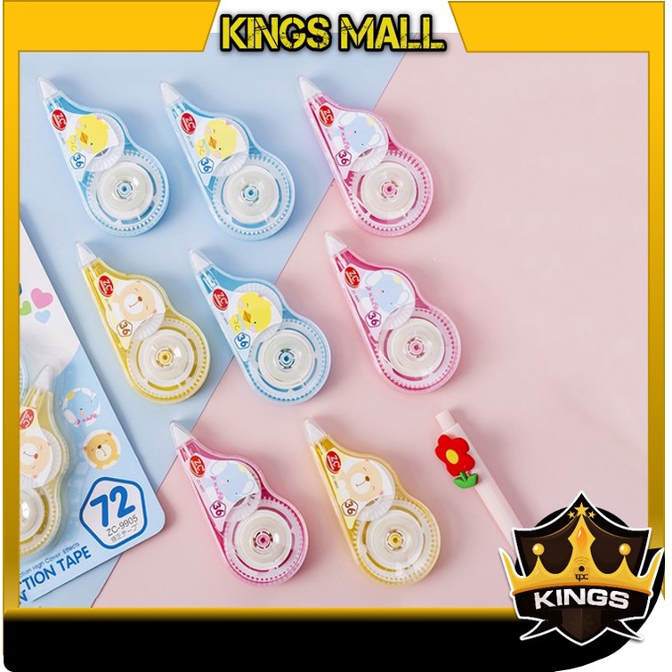 

KINGS - S5742 Penghapus Roll Tip-Ex / Correction Tape / Tipe X Roll Murah / Tipex Kertas Roll / Tip-Ex Roll Correction