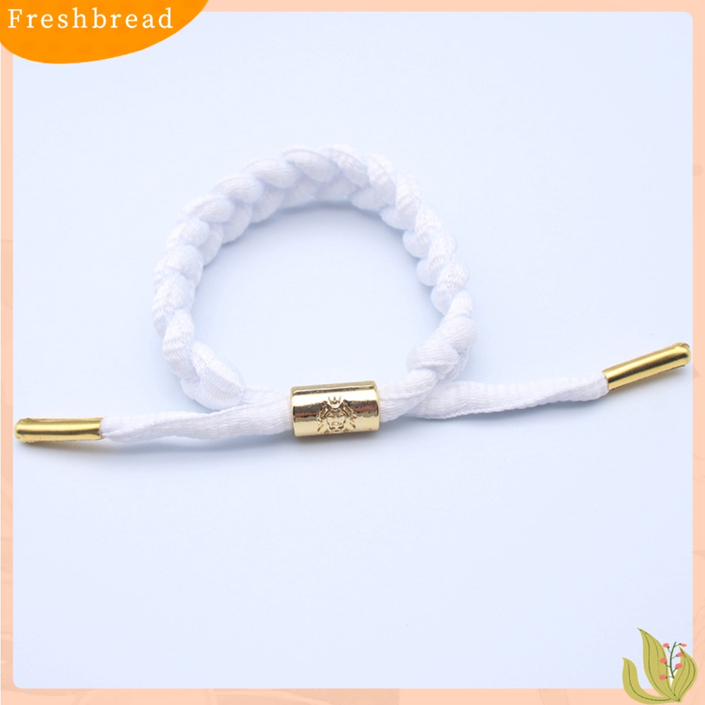 &lt; Freshbread &gt; Adjustable Handmade Anyaman Hologram Reflektif Gelang Dikepang Gelang Aksesoris Fashion