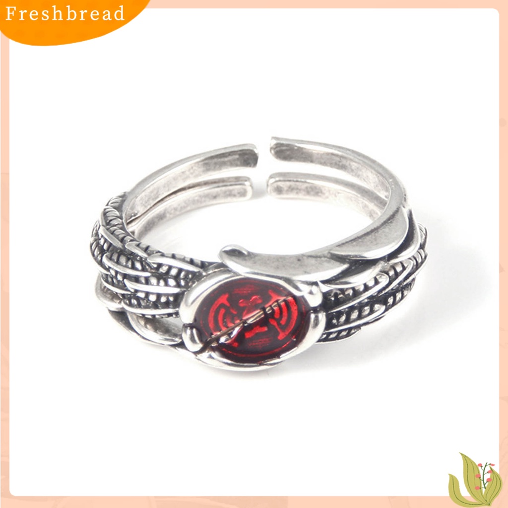 &lt; Freshbread &gt; 2Pcs Cincin Jari Minimalis Vintage Retro Pembukaan Yang Dapat Disesuaikan Halus Menghias Tembaga Brkoen Specie Wanita Rings Perhiasan Aksesori