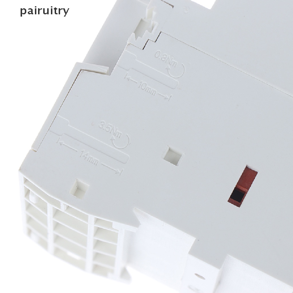 Prt 4P 63A 2NC 2NO 220V 400V~50/60HZ Din rail Kontaktor ac Rumah Tangga  Prt