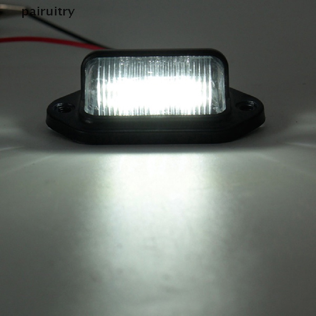 Prt 1X 6LED Plat Nomor Lisensi Tag Interior Step Light Untuk Boat RV Trailer Caravan PRT