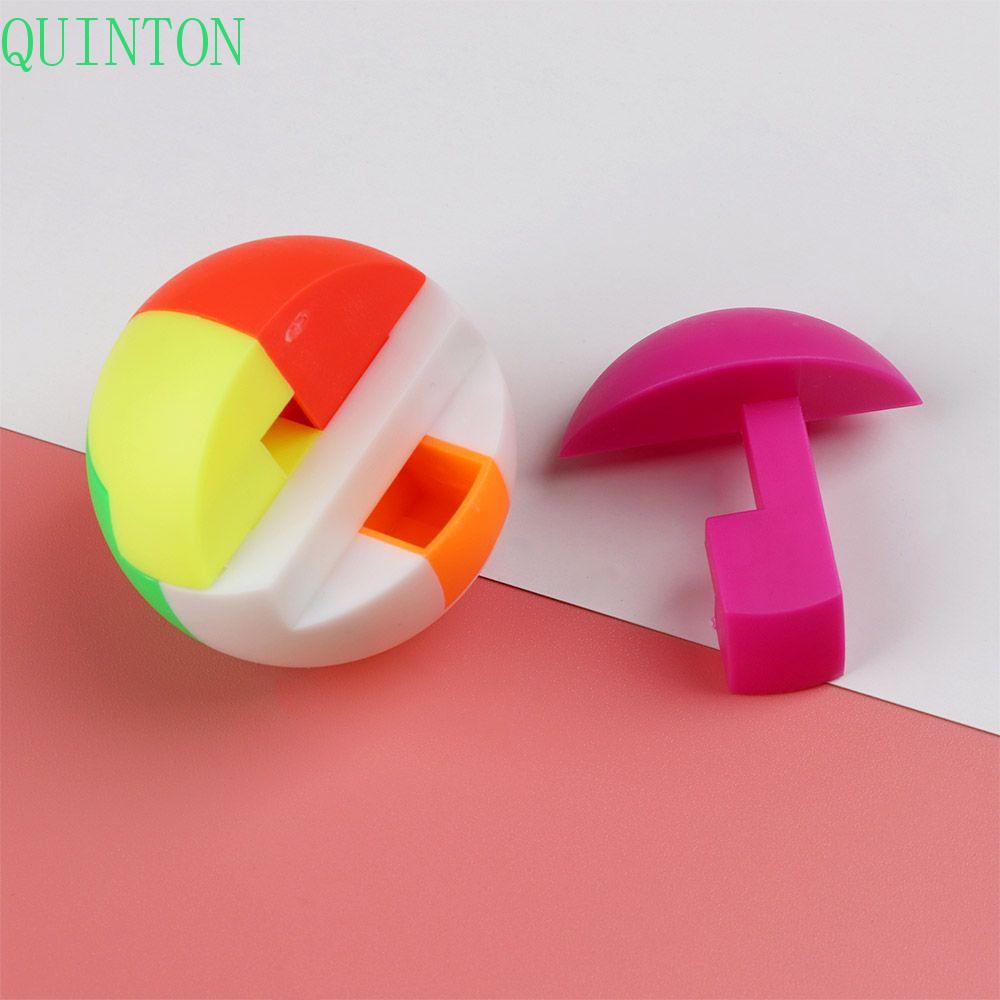 QUINTON Mini Puzzle Plastic Assembling Ball Toy Ball Gift Creative Education Toy Children Multi-color Block/Multicolor